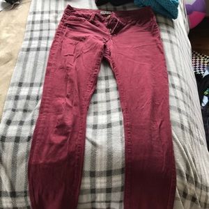 Refuge Size 2 Maroon Jeans